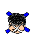 下手かわ天パ（個別スタンプ：3）
