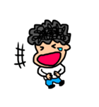 下手かわ天パ（個別スタンプ：7）