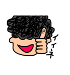 下手かわ天パ（個別スタンプ：40）