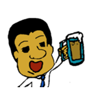 鼻がBIGなおじさん（個別スタンプ：25）