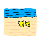 オリジナルキャラ、クリネのスタンプです。（個別スタンプ：12）