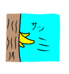 オリジナルキャラ、クリネのスタンプです。（個別スタンプ：24）