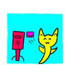 オリジナルキャラ、クリネのスタンプです。（個別スタンプ：27）
