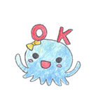 青海月のくららちゃん（個別スタンプ：1）