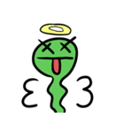 Green small snake（個別スタンプ：3）