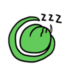 Green small snake（個別スタンプ：6）