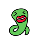 Green small snake（個別スタンプ：8）