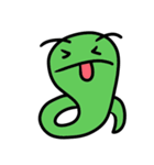 Green small snake（個別スタンプ：11）