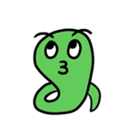 Green small snake（個別スタンプ：15）