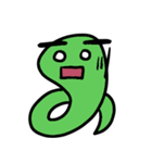 Green small snake（個別スタンプ：16）