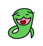 Green small snake（個別スタンプ：17）