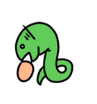 Green small snake（個別スタンプ：20）