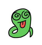 Green small snake（個別スタンプ：21）