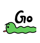 Green small snake（個別スタンプ：25）