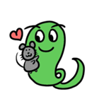Green small snake（個別スタンプ：29）