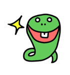 Green small snake（個別スタンプ：31）