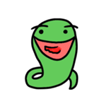 Green small snake（個別スタンプ：32）