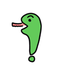 Green small snake（個別スタンプ：34）