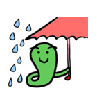 Green small snake（個別スタンプ：40）