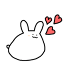 白玉うさぎ（個別スタンプ：1）
