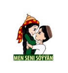 Leyli and Mejnun love story（個別スタンプ：24）