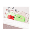 チェリーちゃんとゼリーくん （カップル）（個別スタンプ：15）