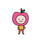 HAPPY PINK APPLE（個別スタンプ：2）