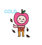 HAPPY PINK APPLE（個別スタンプ：4）