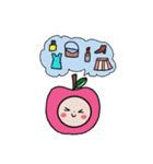 HAPPY PINK APPLE（個別スタンプ：6）