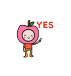 HAPPY PINK APPLE（個別スタンプ：15）