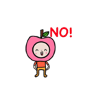 HAPPY PINK APPLE（個別スタンプ：16）