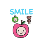 HAPPY PINK APPLE（個別スタンプ：17）