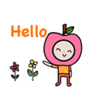 HAPPY PINK APPLE（個別スタンプ：18）