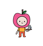 HAPPY PINK APPLE（個別スタンプ：19）