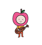 HAPPY PINK APPLE（個別スタンプ：20）