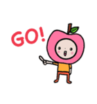 HAPPY PINK APPLE（個別スタンプ：22）
