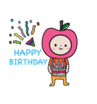 HAPPY PINK APPLE（個別スタンプ：23）