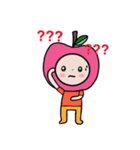 HAPPY PINK APPLE（個別スタンプ：24）