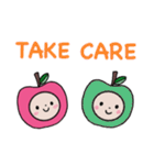 HAPPY PINK APPLE（個別スタンプ：26）