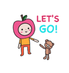 HAPPY PINK APPLE（個別スタンプ：27）