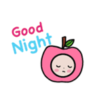 HAPPY PINK APPLE（個別スタンプ：35）