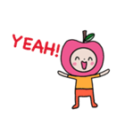 HAPPY PINK APPLE（個別スタンプ：37）
