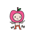 HAPPY PINK APPLE（個別スタンプ：39）