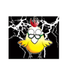 The chicken dreams of flying（個別スタンプ：6）