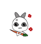 Hotot's daily life - The first bomb（個別スタンプ：17）