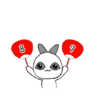 Hotot's daily life - The first bomb（個別スタンプ：28）