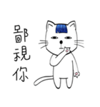 Bangs Cat:boy B（個別スタンプ：8）