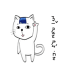 Bangs Cat:boy B（個別スタンプ：38）