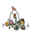 使える！にわとりさんスタンプ（個別スタンプ：35）
