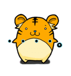 誰でも使える とら＆らいおん（個別スタンプ：7）